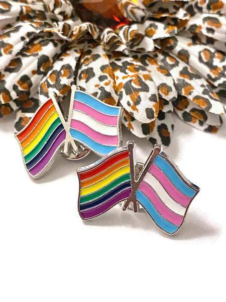 1 Pc LGBTQ Awareness Pride Transgender Support Pin- Awareness Pride LGBTQ Transgender Support Lapel Pin