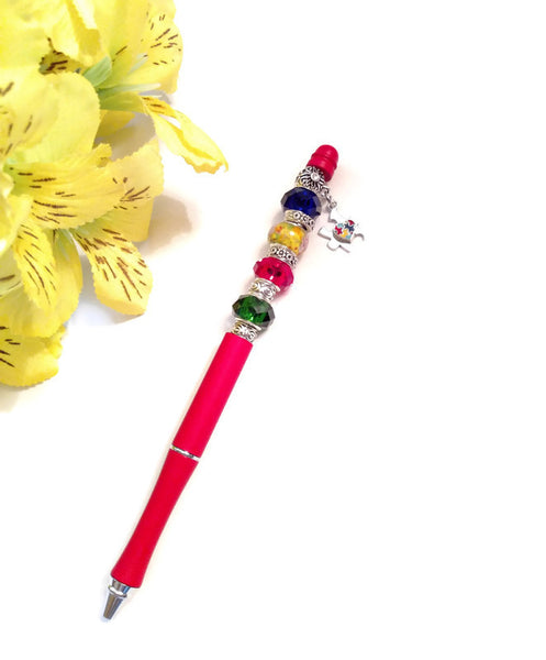 Autism Beaded Writing Pen - Asperger's Awareness Support Spectrum Disorders